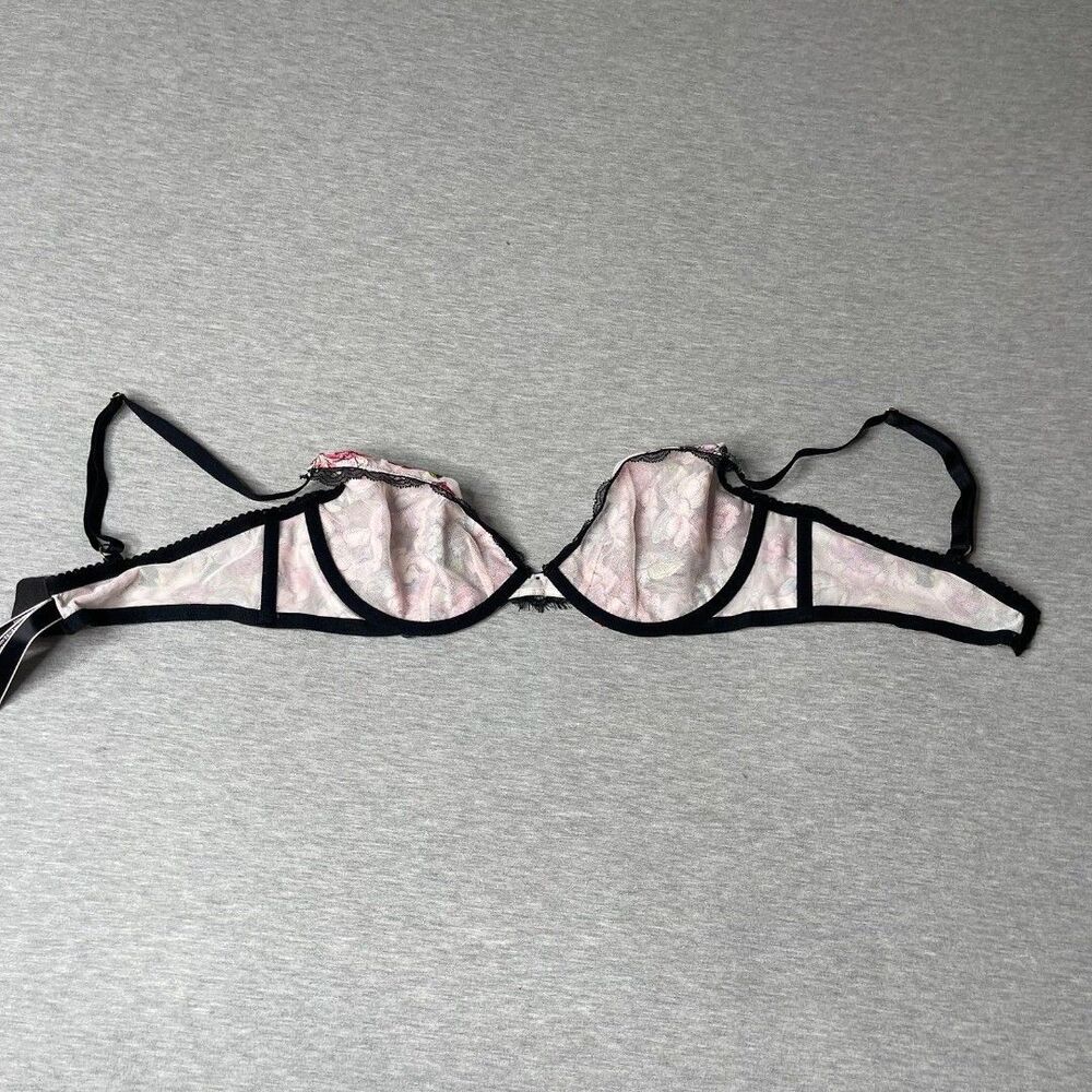 Victoria’s Secret Very Sexy Low Cut Embroidered Unlined Demi Bra - Picture 9 of 12